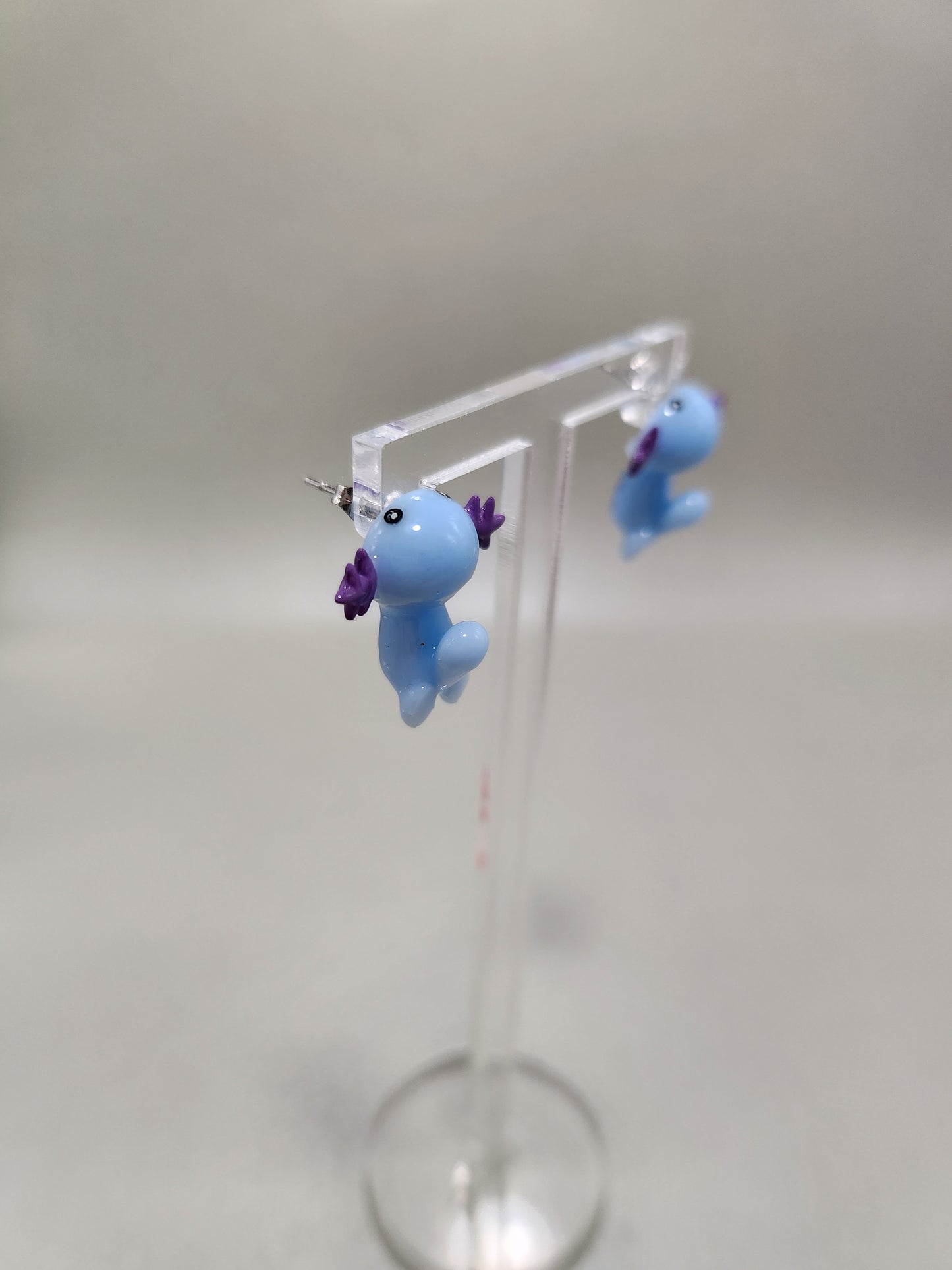 Pokemon Inspired Wooper earrings/ear studs