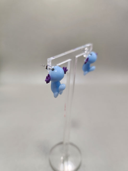 Pokemon Inspired Wooper earrings/ear studs