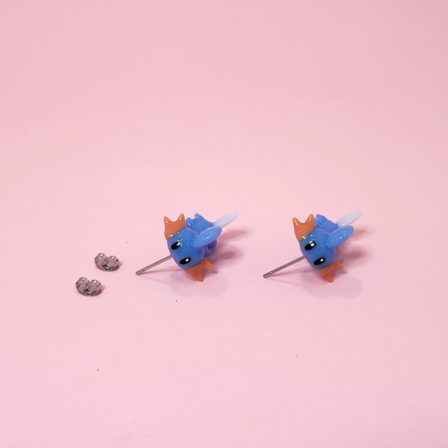 Pokemon Inspired Mudkip earrings/ear studs