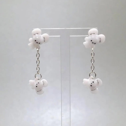 Pokemon Inspired Tandemaus earrings/ear studs pair