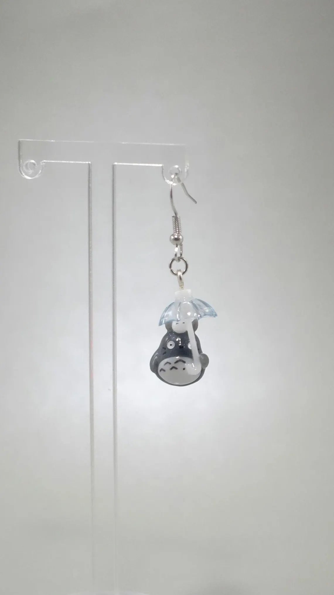 Studio Ghibli Inspired Totoro dangle drop earrings