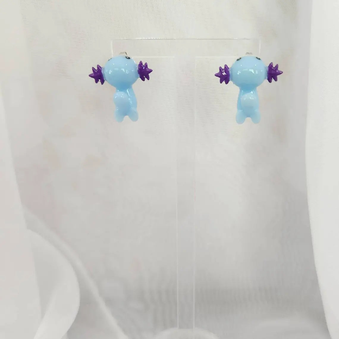 Pokemon Inspired Wooper earrings/ear studs