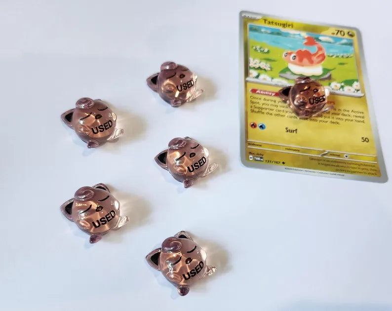 Pokemon TCG Clear Jigglypuff ability markers