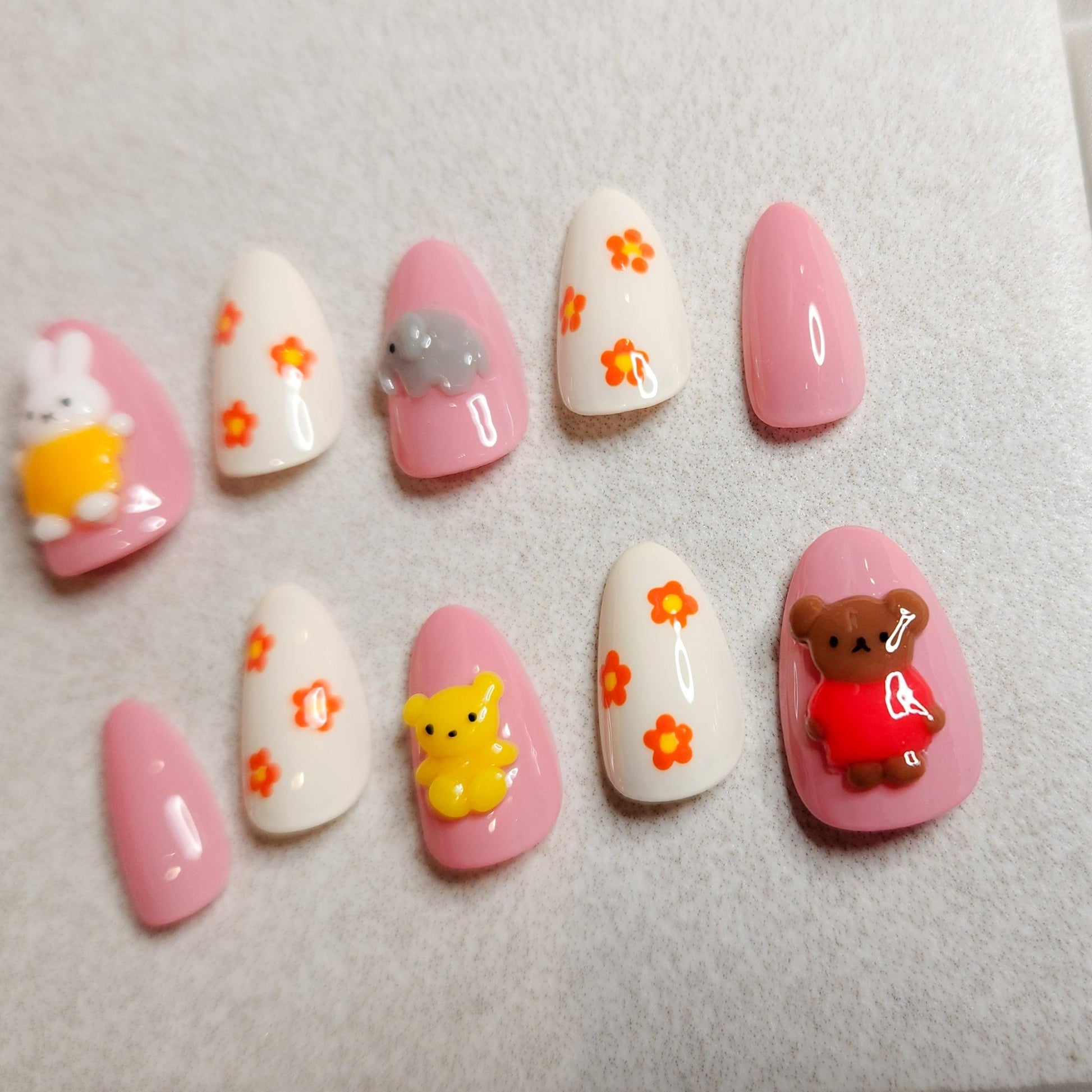 Miffy press - on nails