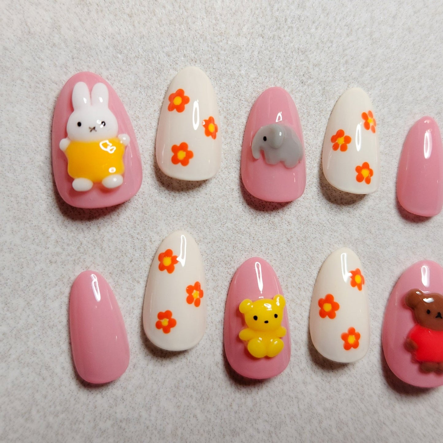 Miffy press - on nails