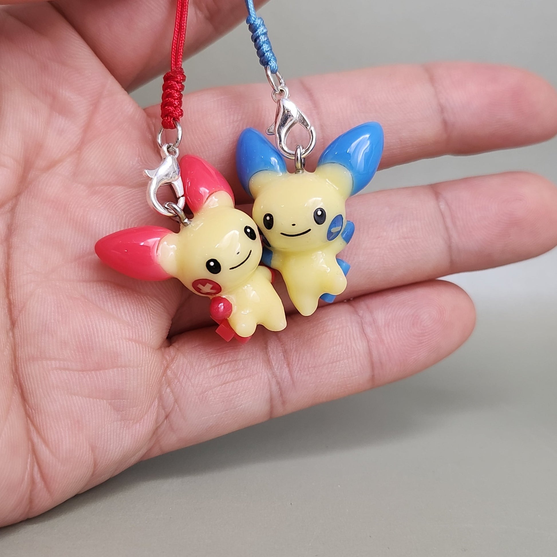 Plusle and Minun Magnetic Pair Charms