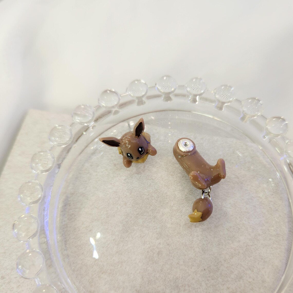 Pokemon Inspired Eevee eevolution earrings/ear studs