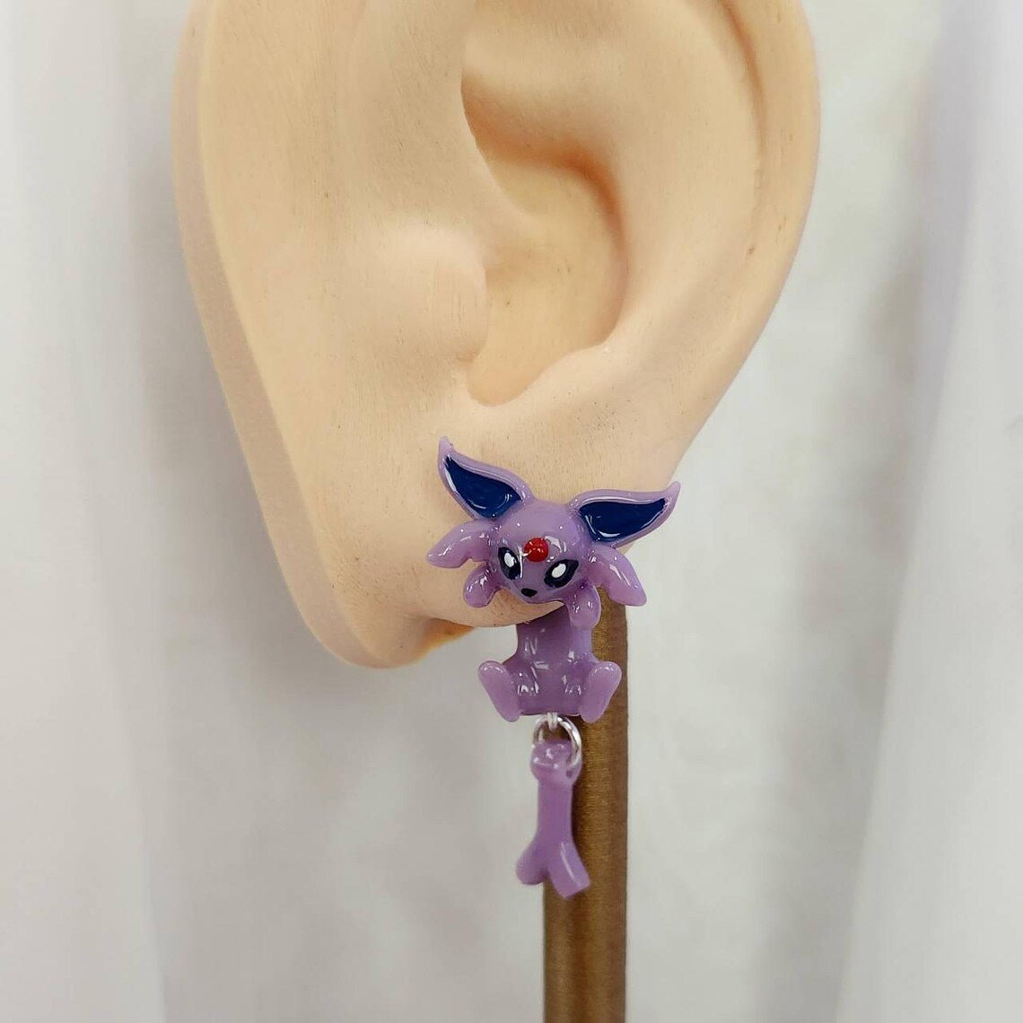 Pokemon Inspired Espeon eeveelution earrings/ear studs