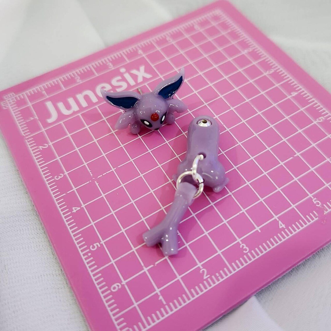 Pokemon Inspired Espeon eeveelution earrings/ear studs