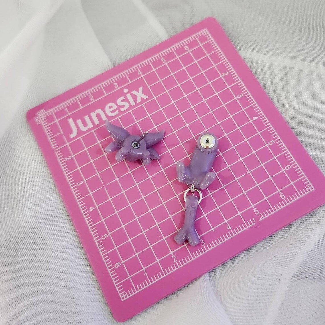 Pokemon Inspired Espeon eeveelution earrings/ear studs