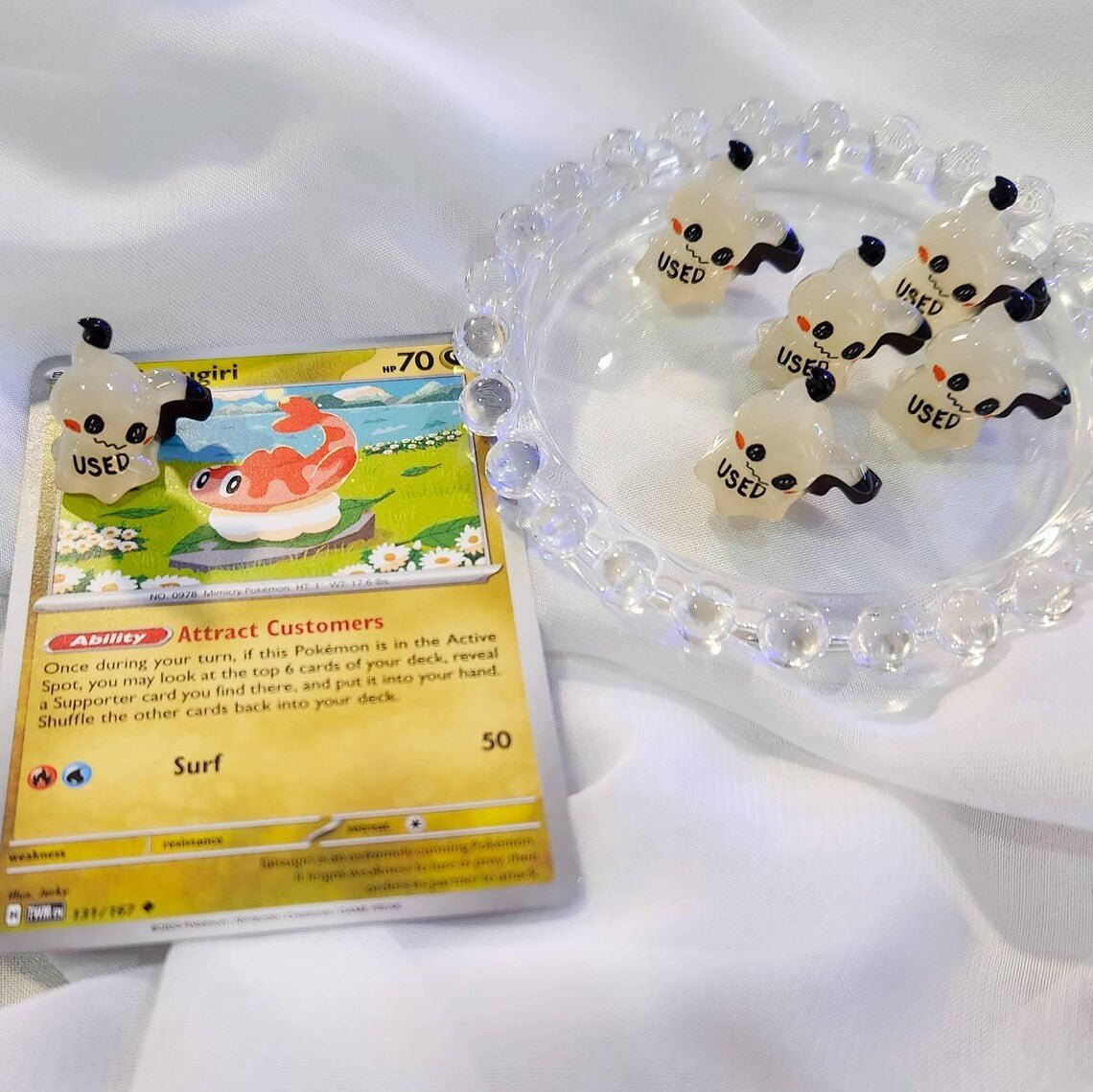 Pokemon TCG Mimikyu ability used markers