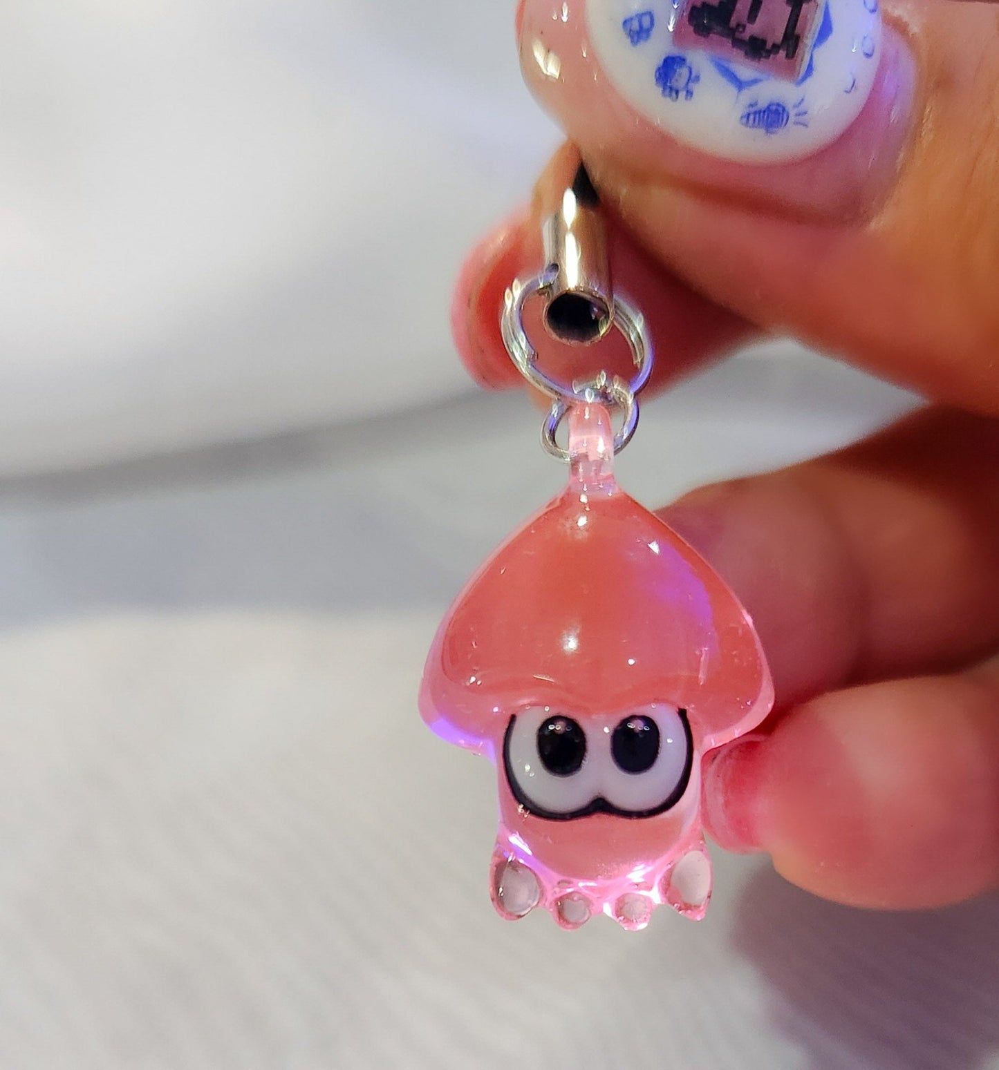 Splatoon squid charm