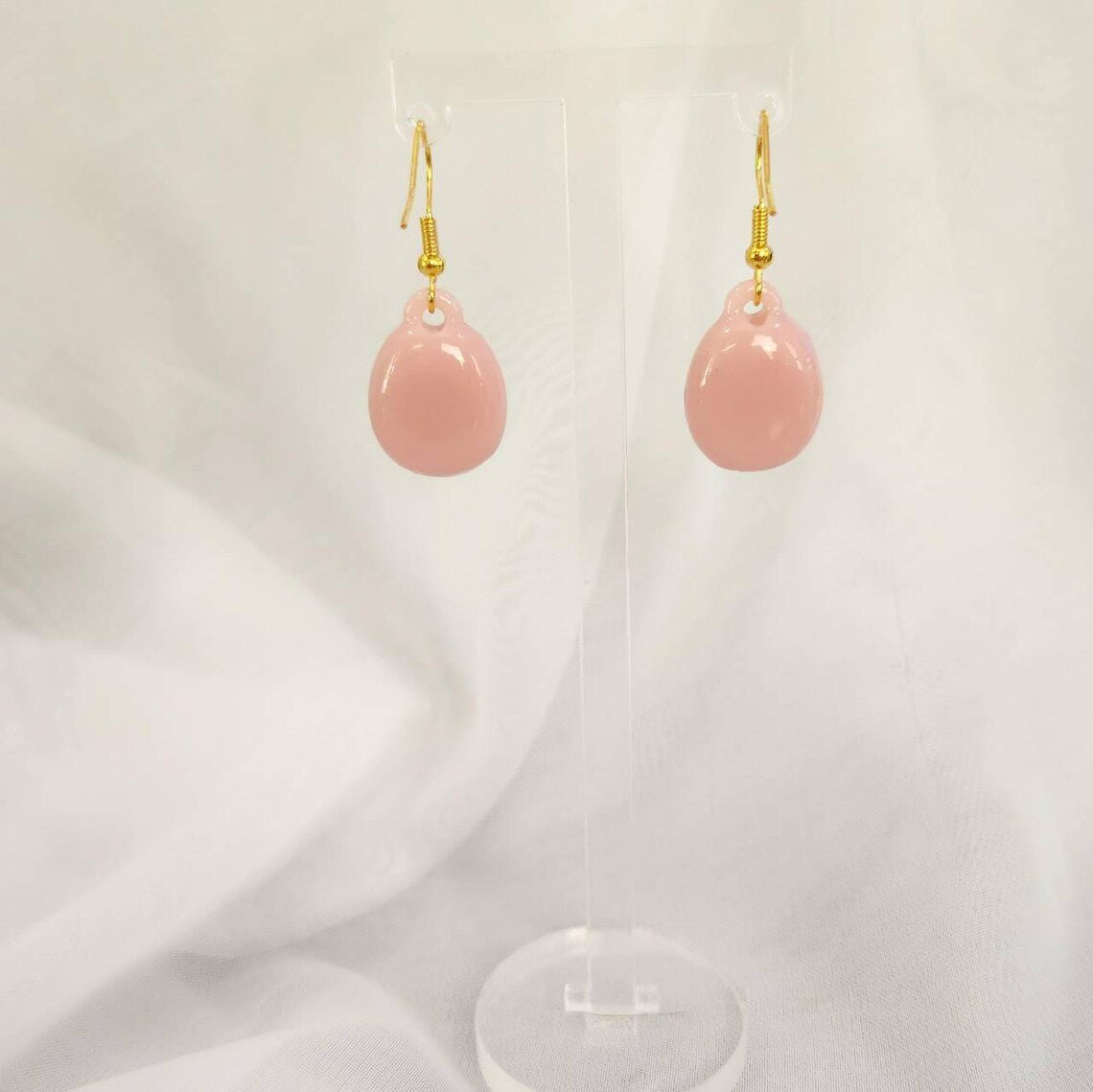 Tamagotchi Inspired Vanlentine's Day edition dangle drop earrings